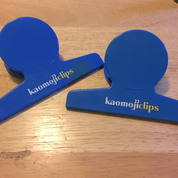 Chip Clips 6 inch 2 piece Kaomoji Clips Emojis - Picture 4 of 4